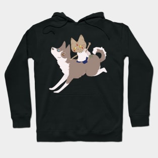 Wolf princess cat Hoodie